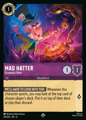 Mad Hatter - Eccentric Host (059/204) [Azurite Sea]