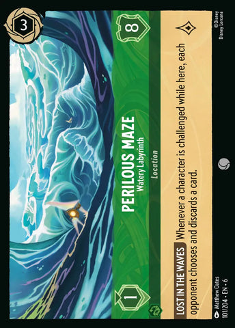 Perilous Maze - Watery Labyrinth (101/204) [Azurite Sea]