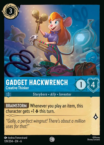 Gadget Hackwrench - Creative Thinker (139/204) [Azurite Sea]