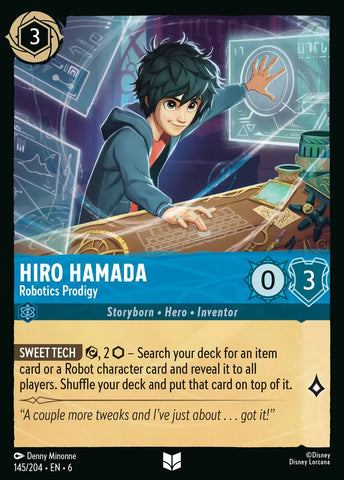 Hiro Hamada - Robotics Prodigy (145/204) [Azurite Sea]