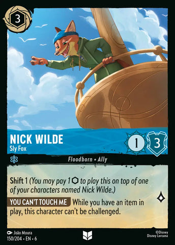 Nick Wilde - Clever Fox (150/204) [Azurite Sea]