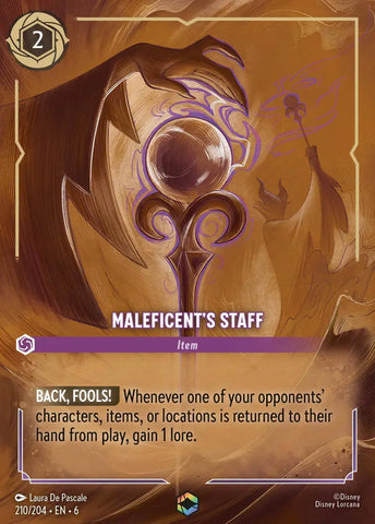 Maleficent's Staff (210/204) [Azurite Sea]