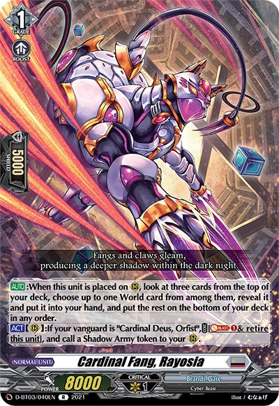 Cardinal Fang, Rayosia