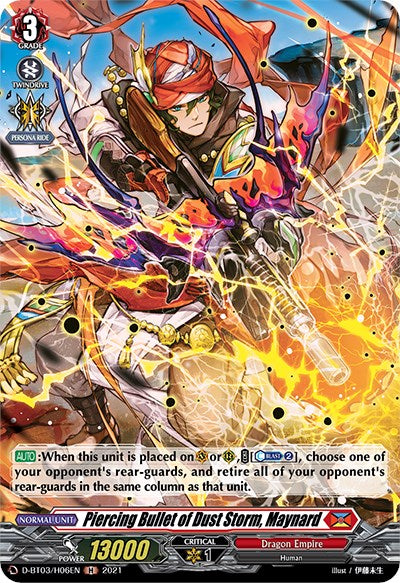 Piercing Bullet of Dust Storm, Maynard (Holo)