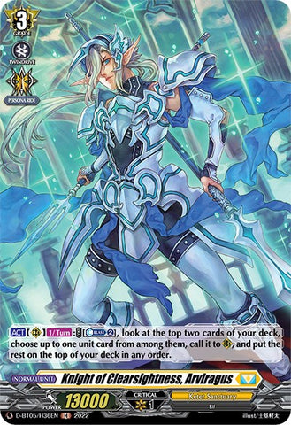 Knight of Clearsightness, Arviragus (Holo)