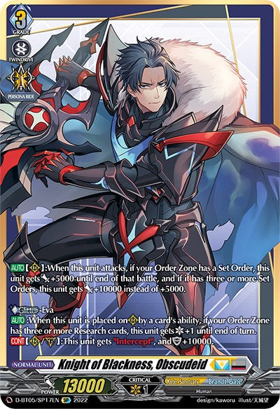 Knight of Blackness, Obscudeid (SP)