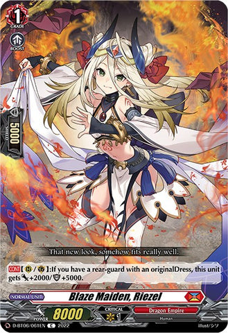 Blaze Maiden, Riezel