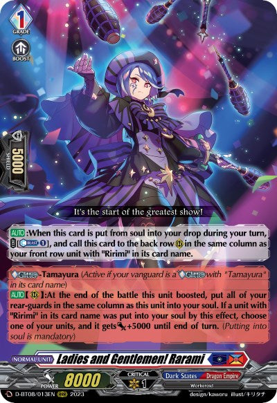 Ladies and Gentlemen! Rarami
