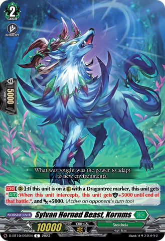 Sylvan Horned Beast, Kornms