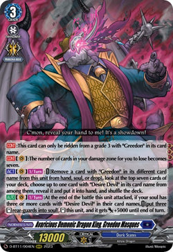 Avaricious Demonic Dragon King, Greedon Masques