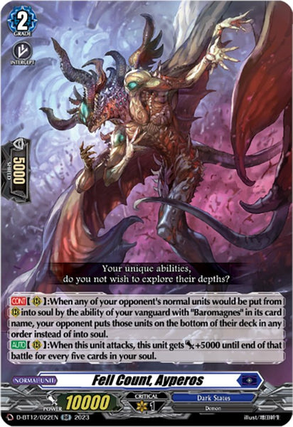 Fell Count, Ayperos