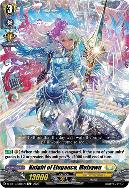 Knight of Elegance, Melvywn