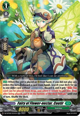 Fairy of Flower-nectar, Coutir