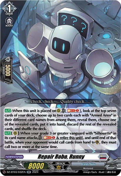 Repair Robo, Runny