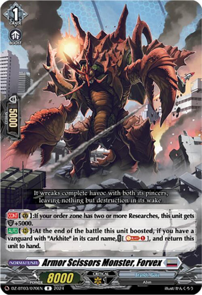 Armor Scissors Monster, Forvex