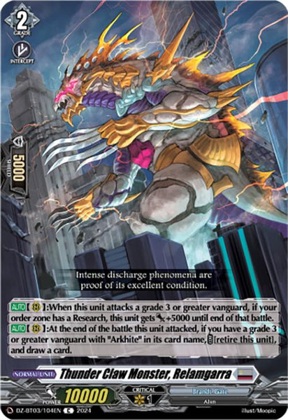 Thunder Claw Monster, Relamgarra