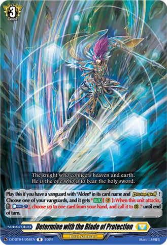 Determine with the Blade of Protection
