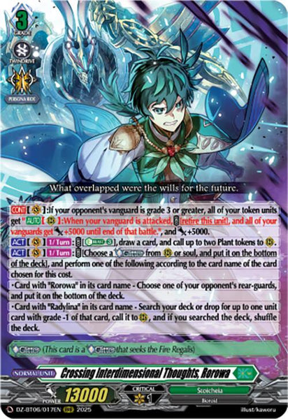 Crossing Interdimensional Thoughts, Rorowa