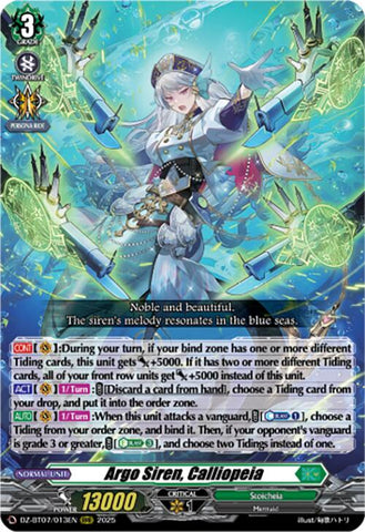 Argo Siren, Calliopeia