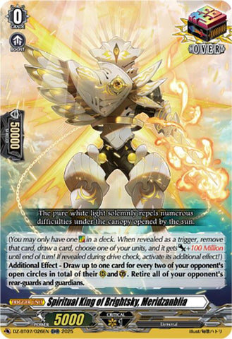 Spiritual King of Brightsky, Meridzanblia