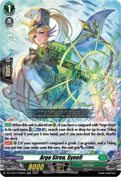 Argo Siren, Synell