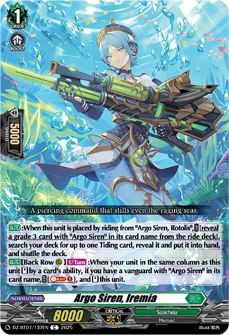 Argo Siren, Iremia