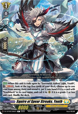 Squire of Spear Streaks, Youth