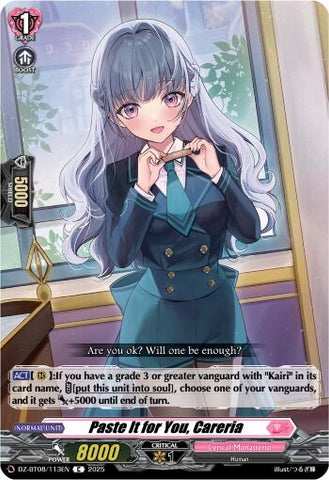 Paste it for You, Careria