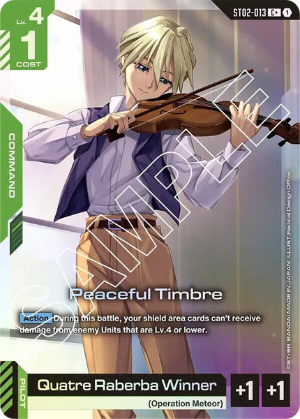 Peaceful Timbre (C+)