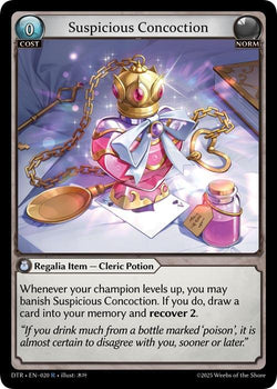 Suspicious Concoction