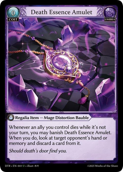 Death Essence Amulet