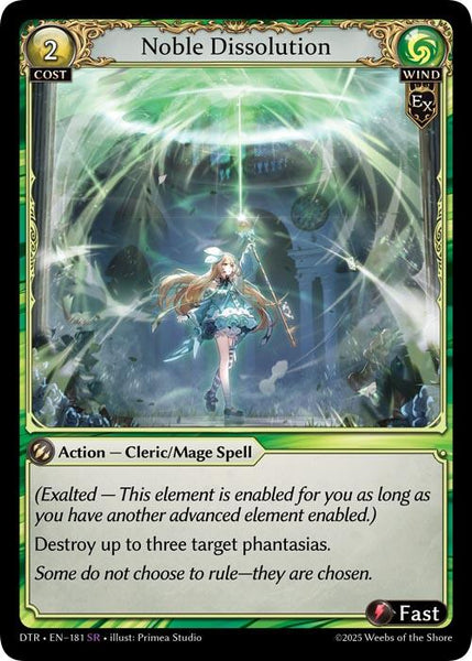 Noble Dissolution