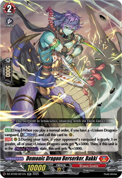 Demonic Dragon Berserker, Bakki