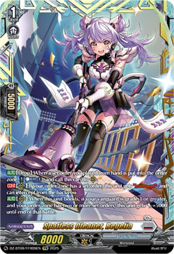 Spatless Cleaner, Regelia (FFR)