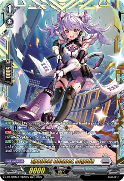 Spatless Cleaner, Regelia (FFR)