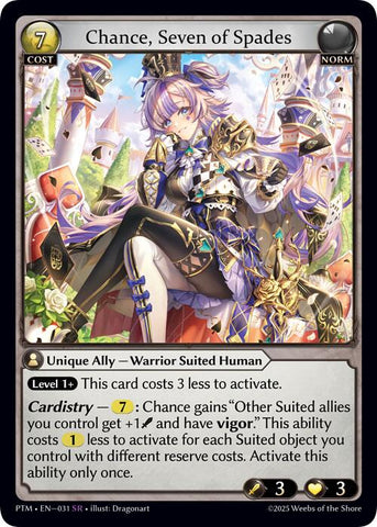 Chance, Seven of Spades