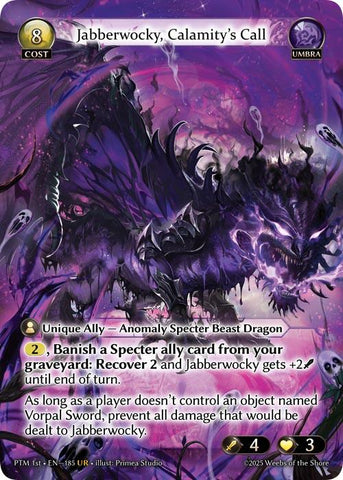 Jabberwocky, Calamity's Call