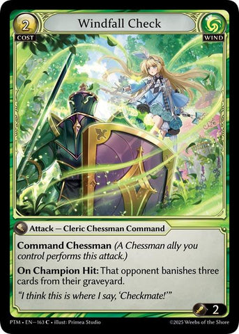 Windfall Check (Curio Foil)