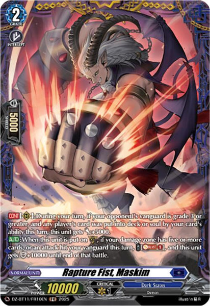 Rapture Fist, Maskim (FR)