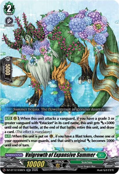 Valgrowth of Expansive Summer