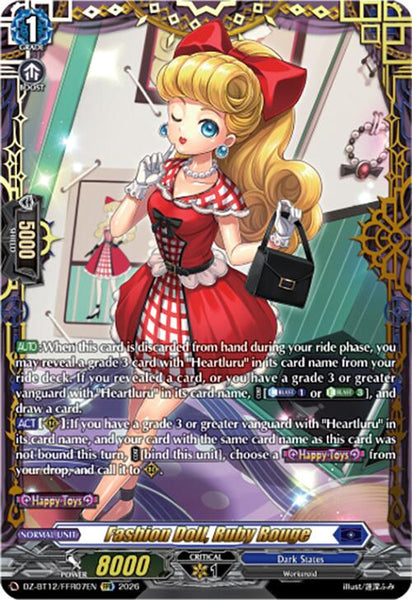 Fashion Doll, Ruby Rouge (FFR)