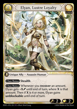 Elyan, Lustre Loyalty