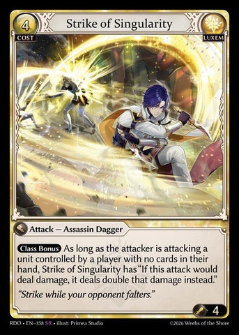Strike of Singularity