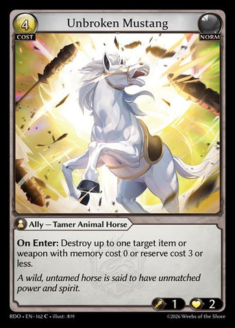 Unbroken Mustang