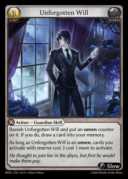 Unforgotten Will