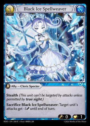 Black Ice Spellweaver (Curio Foil)