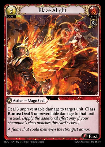 Blaze Alight (Curio Foil)
