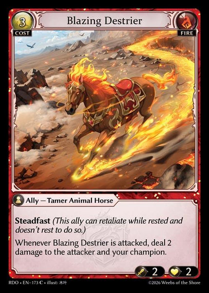 Blazing Destrier (Curio Foil)