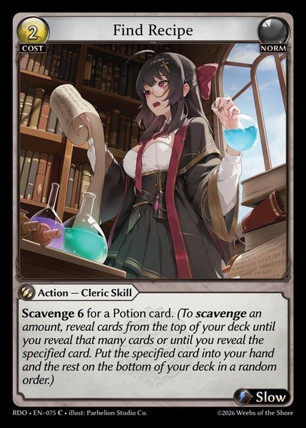 Find Recipe (Curio Foil)