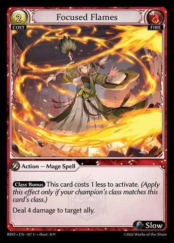 Focused Flames (Curio Foil)
